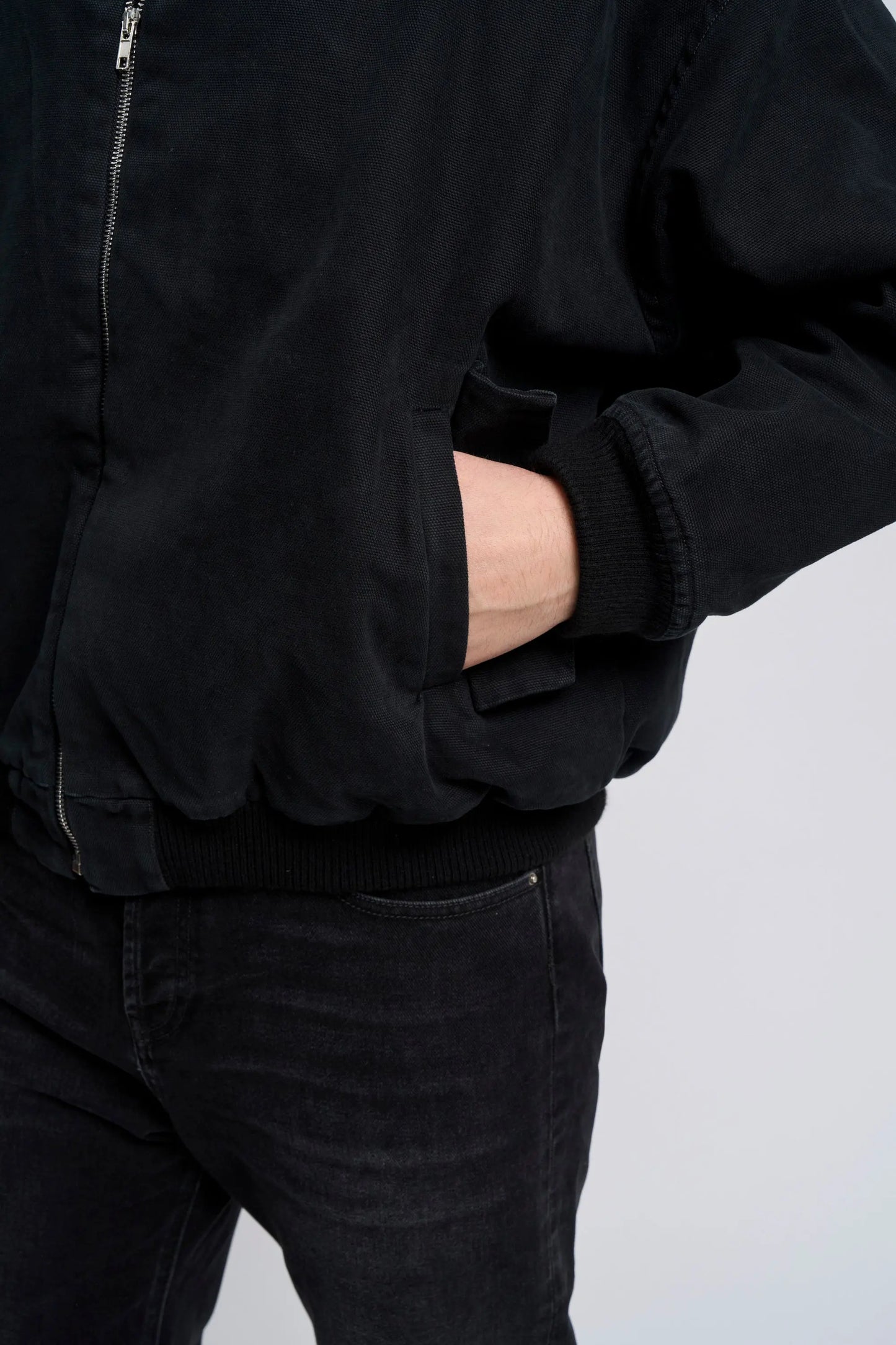 BLACK CANVAS BOMBER ARCHIVE DNZ