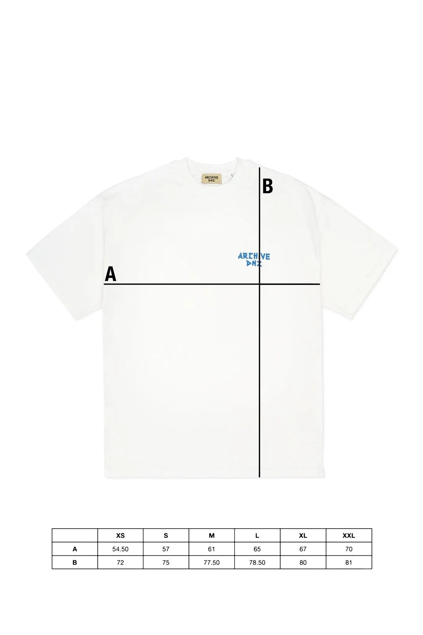 ARCHIVE DNZ LOGO T-SHIRT "BIARRITZ" - ARCHIVE DNZT-shirtARCHIVE DNZARCHIVE DNZXS