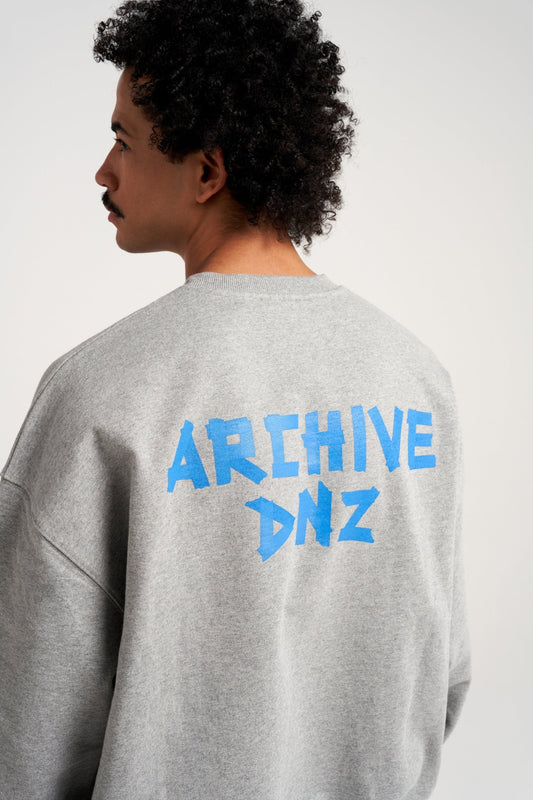 ARCHIVE DNZ LOGO CREWNECK SWEATER - "GIANCARLA" - ARCHIVE DNZFelpaARCHIVE DNZARCHIVE DNZS