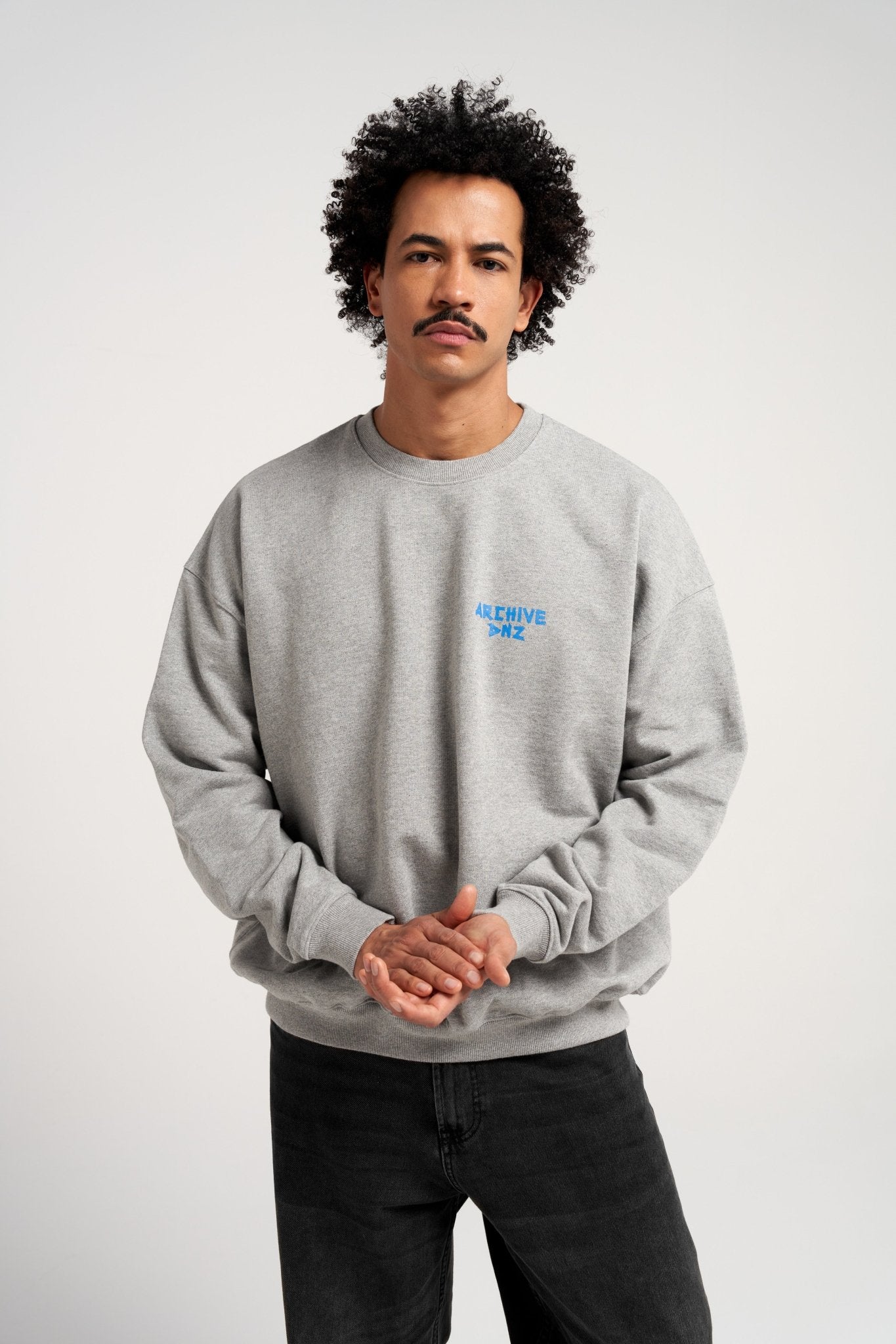 ARCHIVE DNZ LOGO CREWNECK SWEATER - "GIANCARLA" - ARCHIVE DNZFelpaARCHIVE DNZARCHIVE DNZS