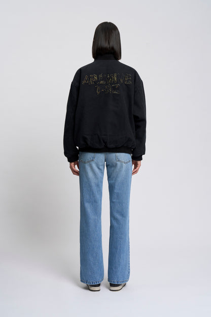 BLACK CANVAS BOMBER