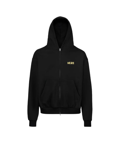 "IN 2 PLACES" ZIPPED HOODIE - ARCHIVE DNZFelpaARCHIVE DNZARCHIVE DNZS