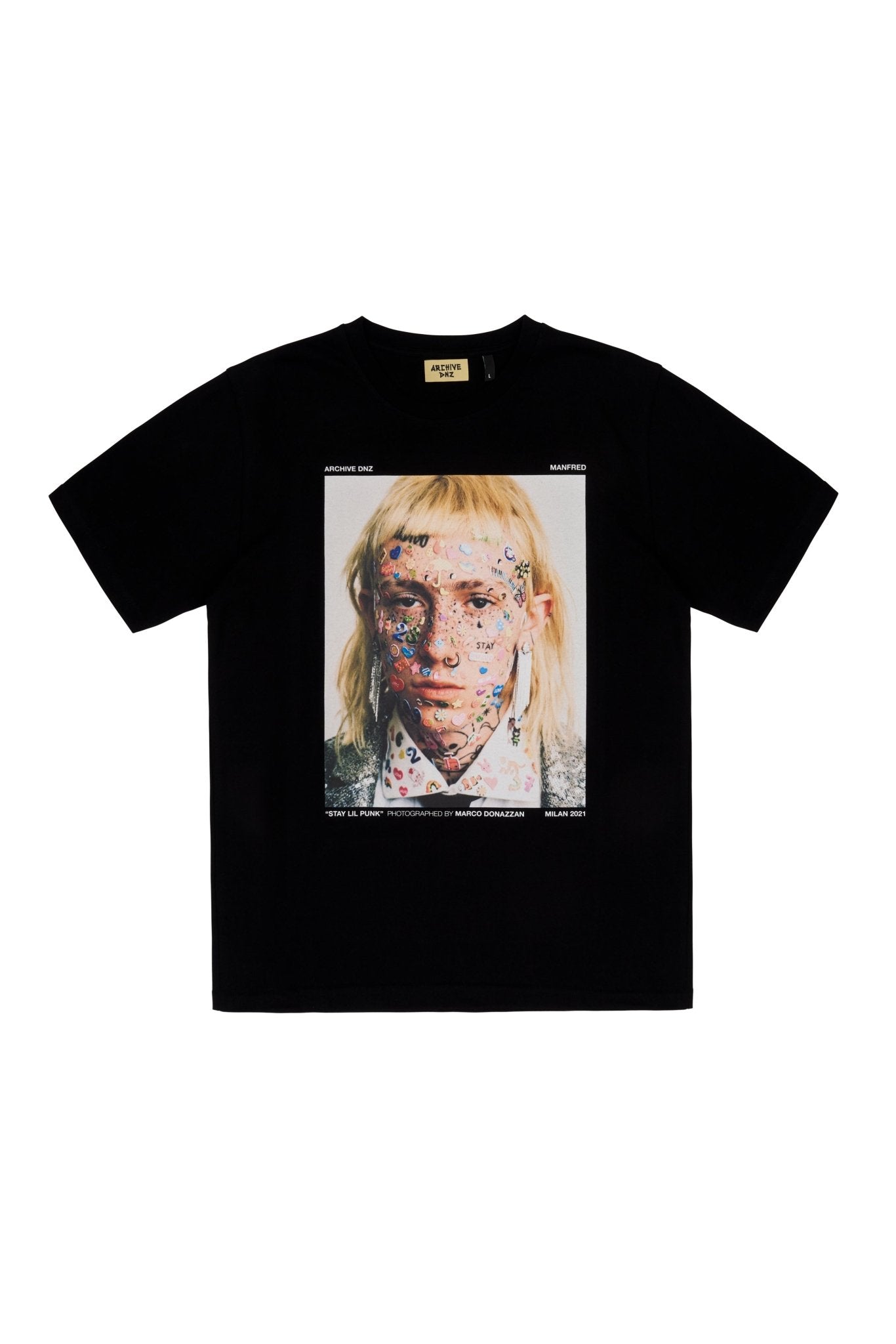 MANFRED T-SHIRT BLACK "Limited Edition" numbered - ARCHIVE DNZARCHIVE DNZARCHIVE DNZS
