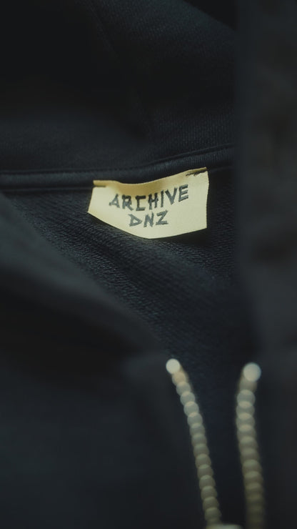 "IN 2 PLACES"  ZIPPED HOODIE